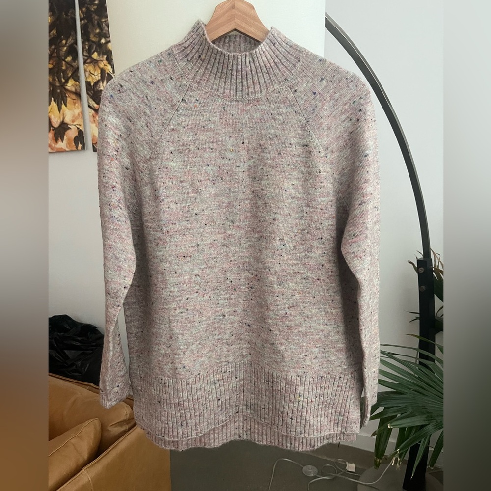 New Loft Mock Neck Knit Sweater